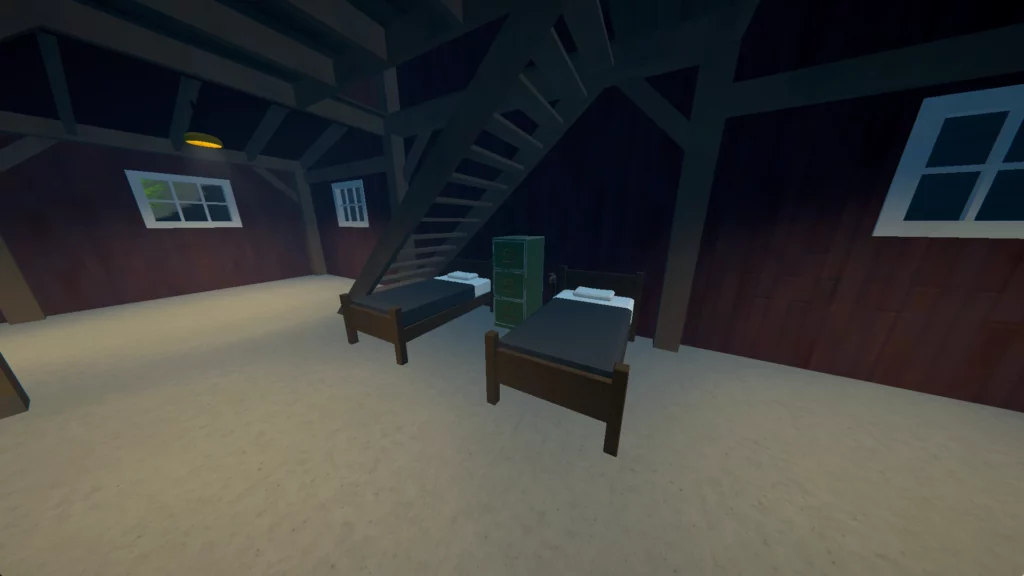 Build under the stairs Barn