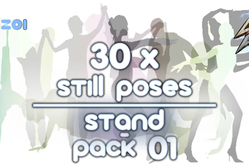 30x Still Poses – Stand-Pack 01 V1.0