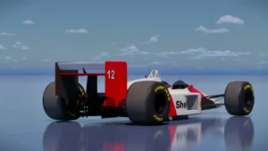 McLaren Honda MP4 4 A. Senna F1 Car