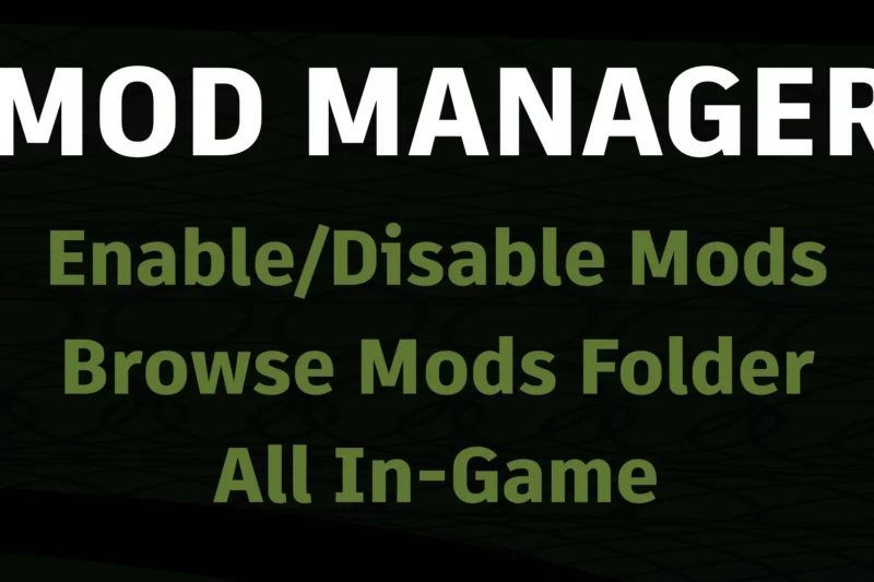 Mod Manager V1.2
