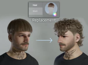 Mullet Hair Replacement5 Mullet Hair Replacement5