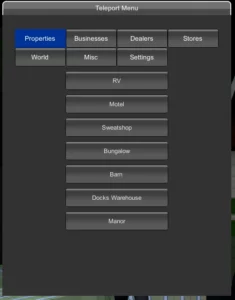 Teleport Menu2