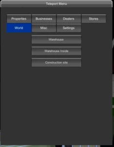 Teleport Menu5