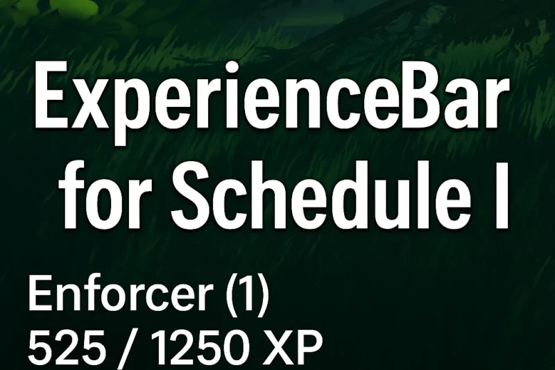Experience Bar V1.0.2
