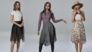 Flowy Physics Skirt2 Flowy Physics Skirt2