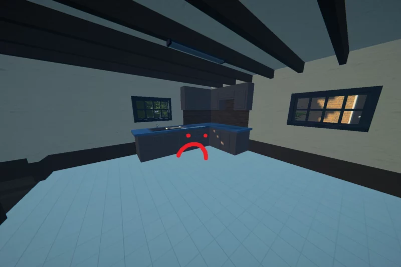 No kitchen in Bungalow V1.1.1