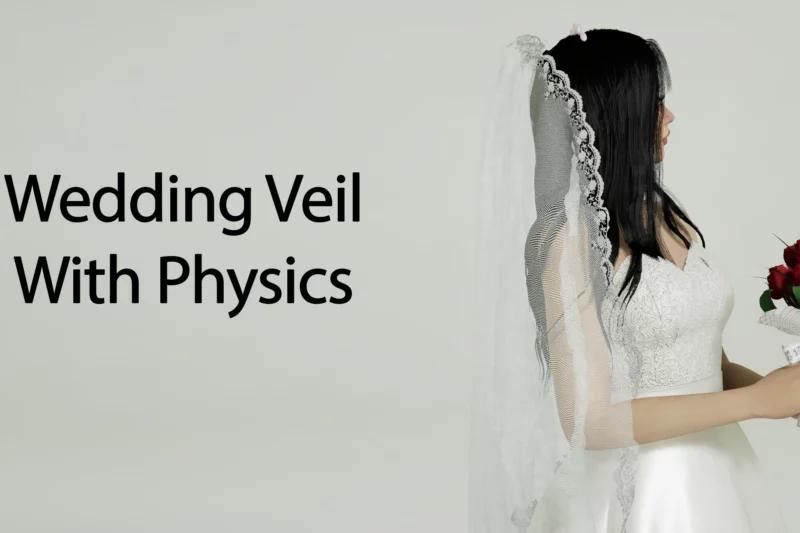 Wedding Veil with Physics V1.0