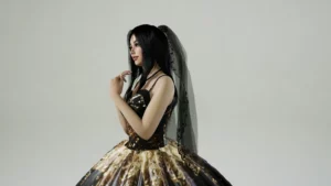 Wedding Veil with Physics3